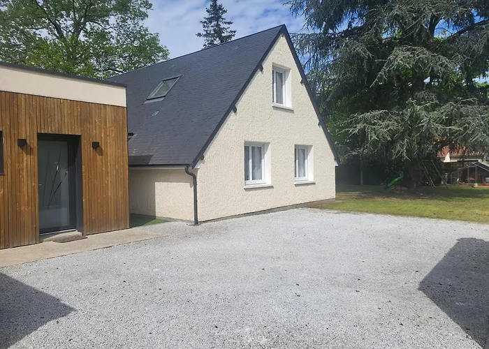 Maison Moderne 180 M2, A 10 Min Du Circuit Des 24h Du Mans Fatines